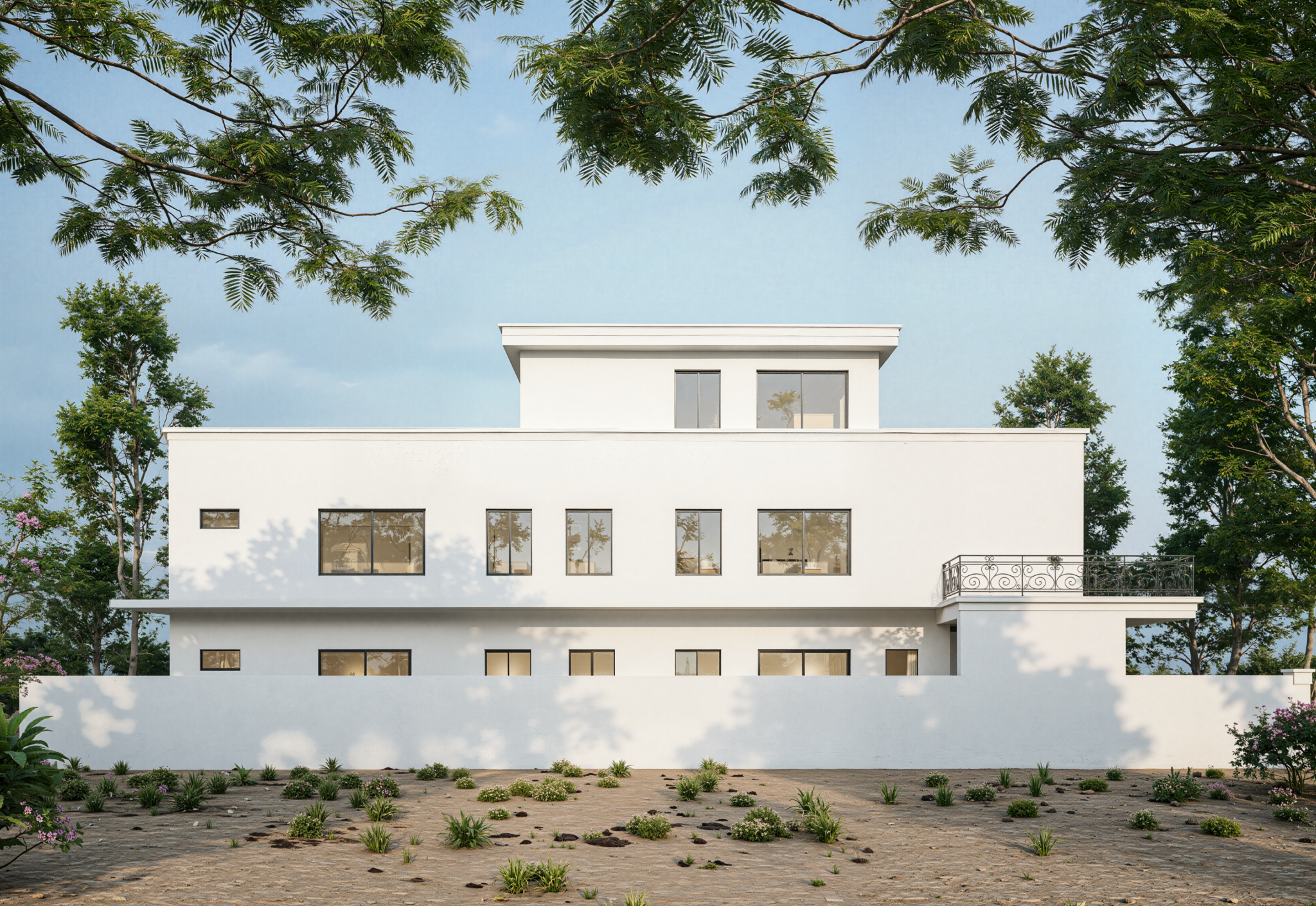 The Royal Crest residential facade by ANB Architects