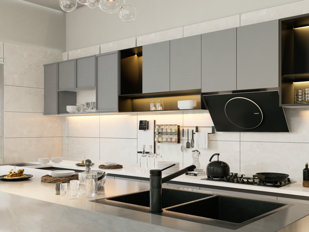 Minimal White Kitchen